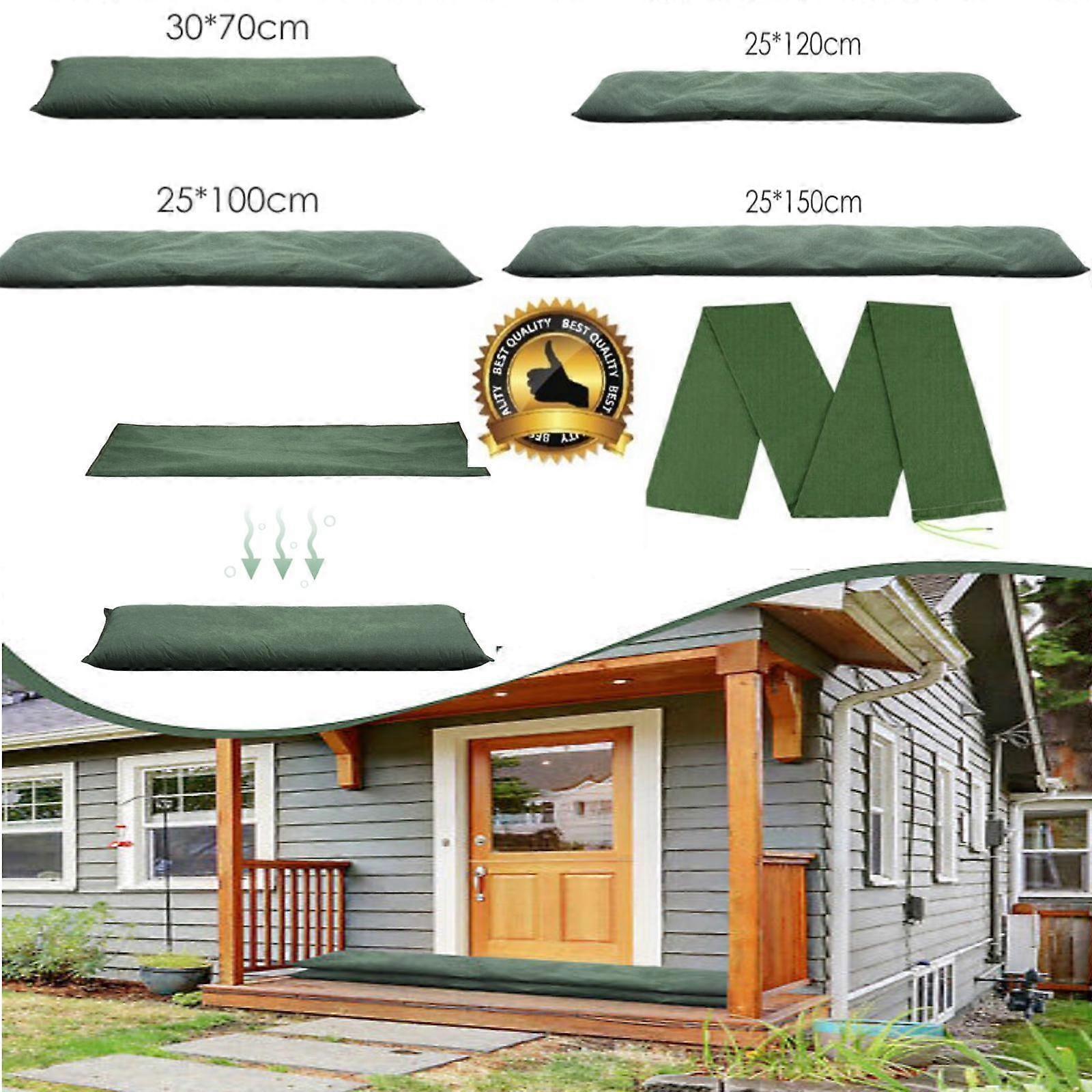 2 יחידות מחסומי שיטפון ארוכים המופעלים במים תיק חסון לכלי הצפה במוסך מרתף, 100% חדש