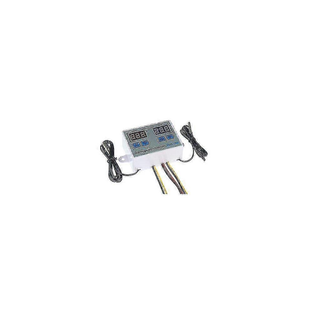 Digital termostat Høj præcision Dual Control Justerbar Temperatur Switch Microcomputer Digital
