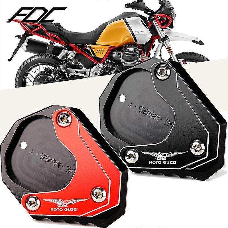 Kickstand For MOTO GUZZI V85TT V 85 TT V85 TT 2020 2021 Motorcycle CNC Foot Side Stand Extension Pad Enlarger Plate Accessories