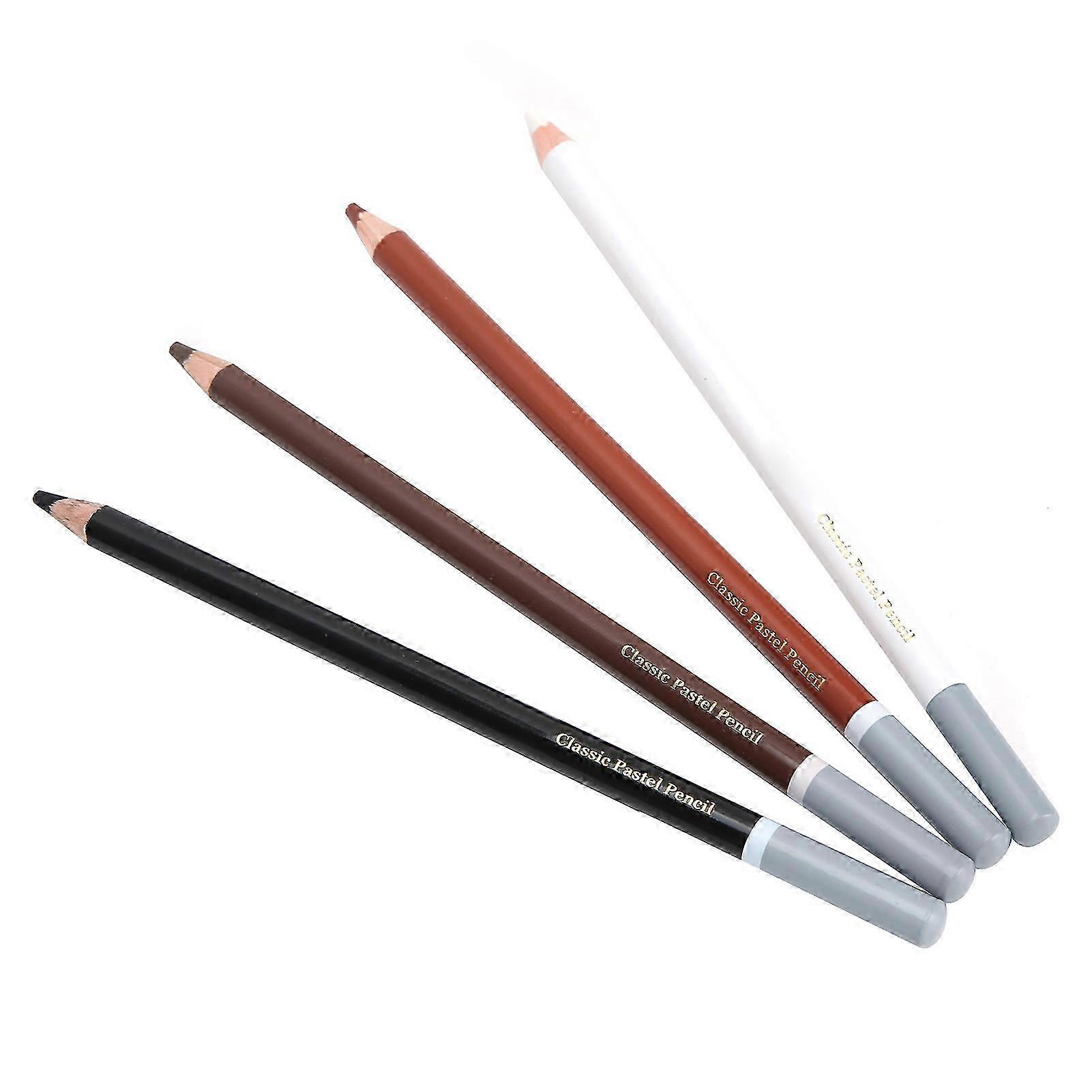 Charcoal Pencils Set for Sketching and Shading - 4 Pieces Ideal for Beginners and Artists