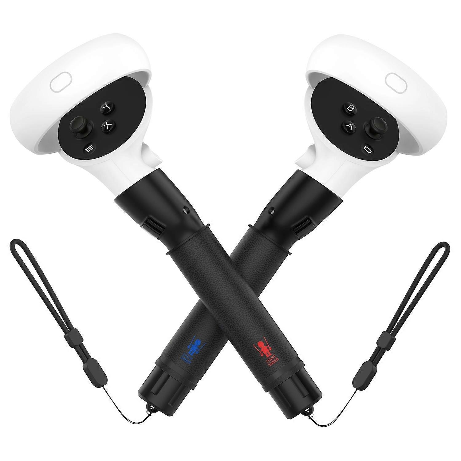 1 Pair For Meta Quest 2 VR Extension Grips VR Game Controllers Handle