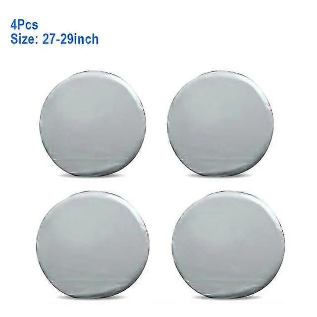 2/4pcs Tyre Protection Cover Wheel Tire For RV Motorhome Camper Touring 27-29inch Trailer Waterproof UV Protective Shade Hood