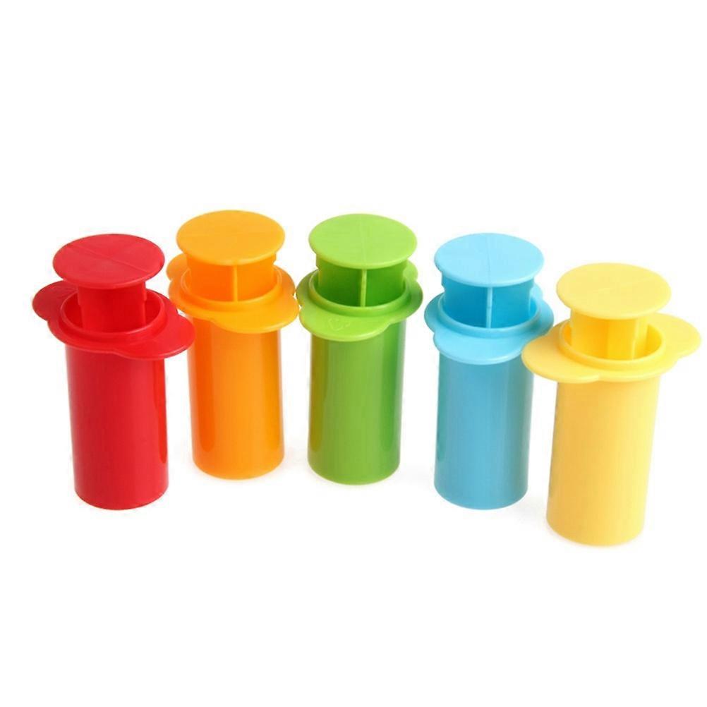5PCS Dough Tools Kit with Models Clay DIY Assorted Designs Tools Color Mud Tools for Boys Girls Birthday