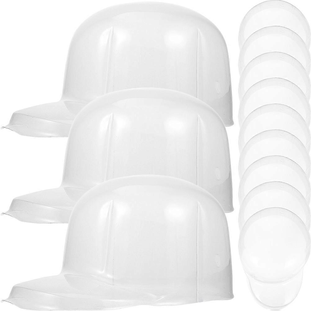 12pcs PVC Baseball Hat Stand Rack Tabletop Hat Display Stand Hat Cap Rack