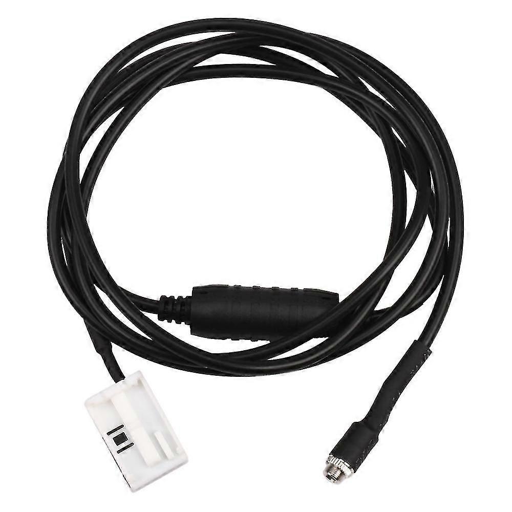 Car Aux Audio Cable Connector With Resistor 1.5m 12 Pin For E60 E61 E63 E64 E65 E66 E81 E82 E83 E87
