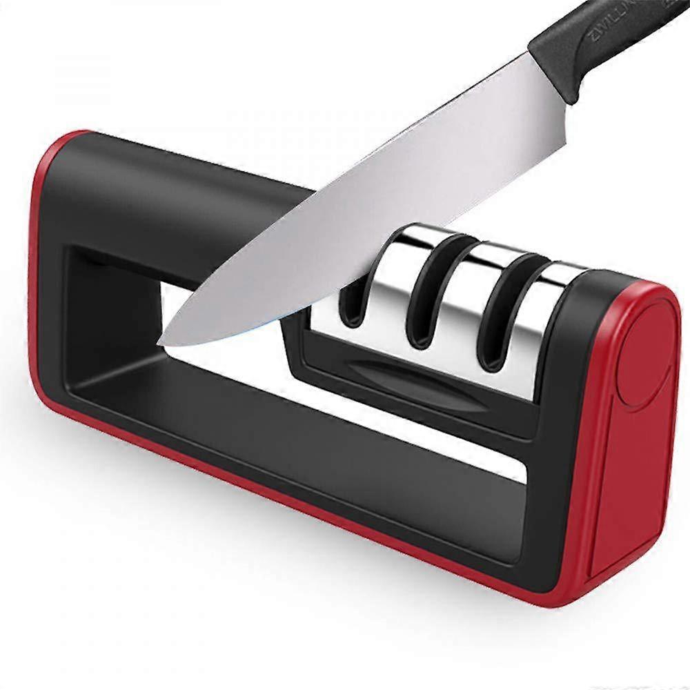 Professional Knife Sharpener 3 Stage Knife Sharpening Kitchen Blade Tool Sh HKU