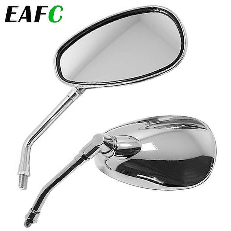 Universal 2pcs/pair 10mm Motorcycle Mirror Electric Scooter Bicycle Mirror HD Adjustable Mirror Motorcycle Accessories