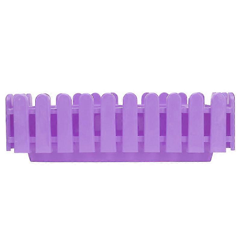 Rectangular Plastic Fence Flower Pots Green Plants Potted Succulent Planting Pot