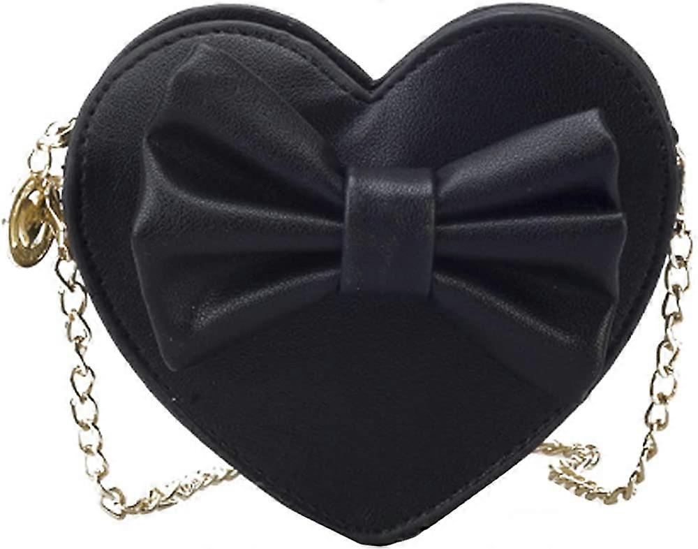 Mini Heart Shape Crossbody Handväska MyntByte Handväska för småbarn Små flickor