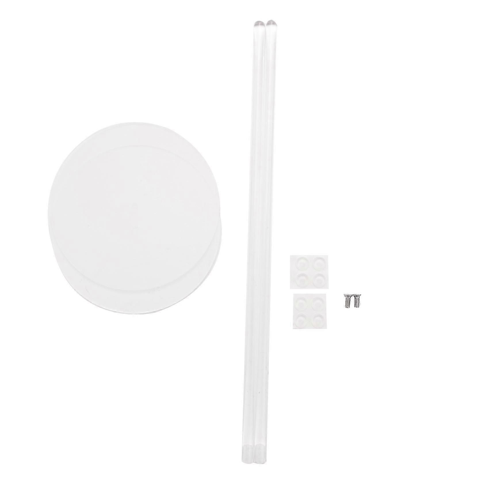 2 قطعة الاكريليك دونات تقف واضح الخبز 5.9 بوصة جولة حامل حامل الحلوى الجدول لعيد الميلاد حفل عيد ميلاد الزفاف