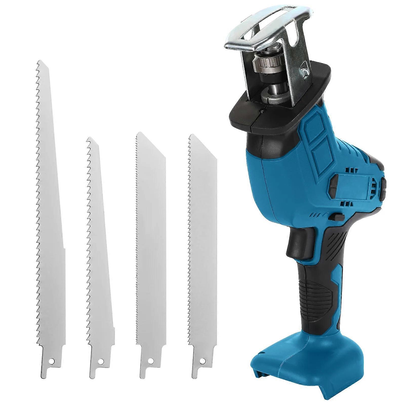 18V 4000RPM Cordless Reciprocating Saw Variable Speed Saw Metal Wood Cutting Tool Electric Saw Suitable For Makita 18V Battery