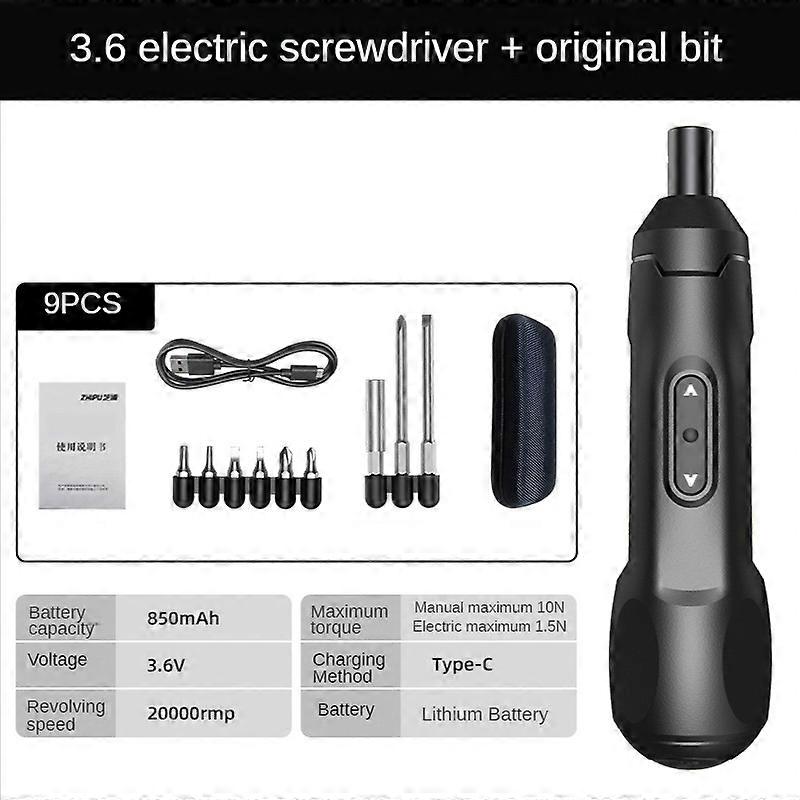 Elektrický skrutkovač Nabíjateľný mini domáci skrutkovač Ovládač Multifunkčné akumulátorové elektrické skrutkovače Opraviť ručné náradie
