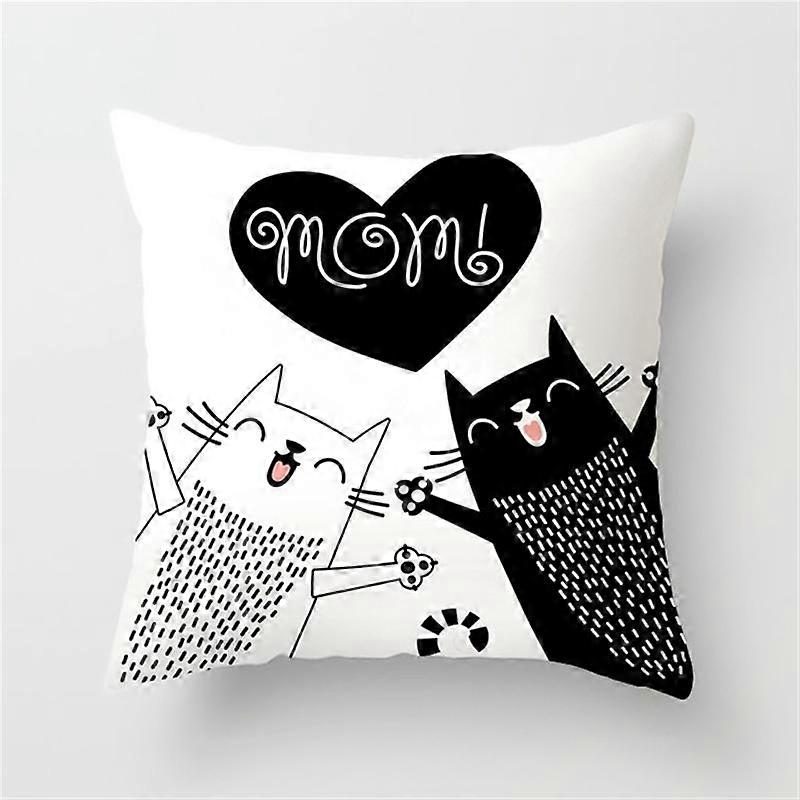 Print Pillowcase Sofa Cushion Cover Design Style -763