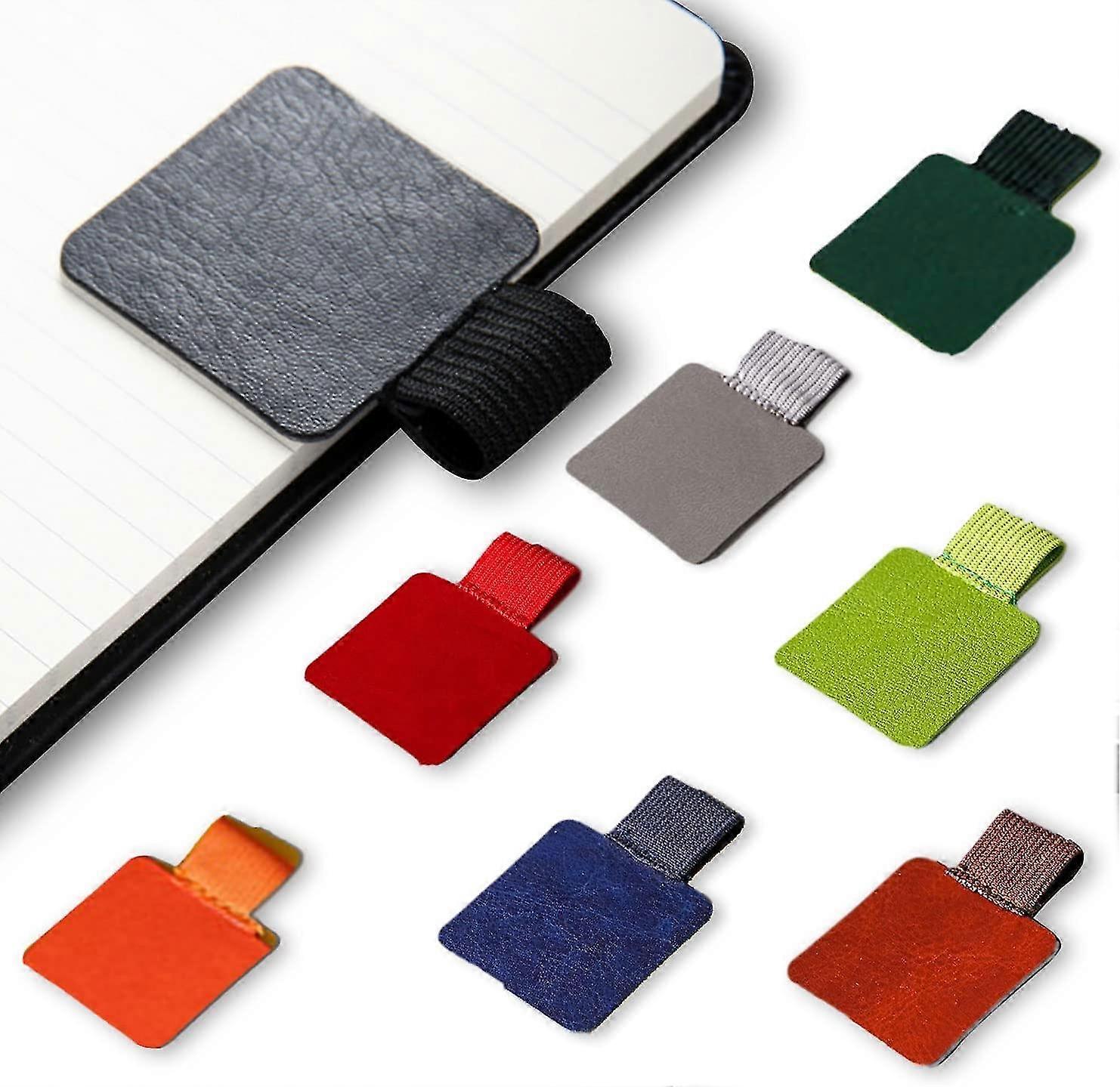 Back to school Notebook Self-adhesive Pen Ring Elastic Pen Holder (random Color)10pcs