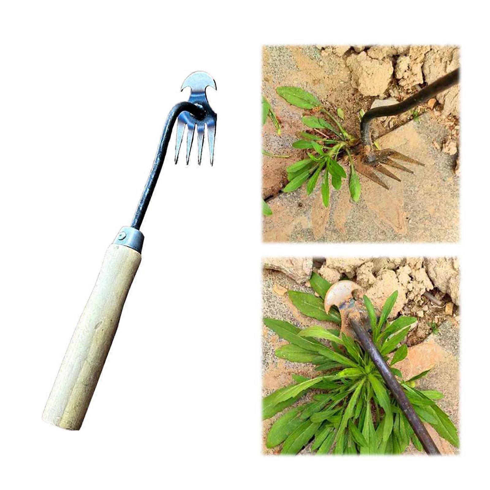 2023 New Weeding Artifact Uprooting Weeding Tool,Premium Gardening Hand Weeder Tools Dual Purpose Weeder, High Strength Hand Remover Tool
