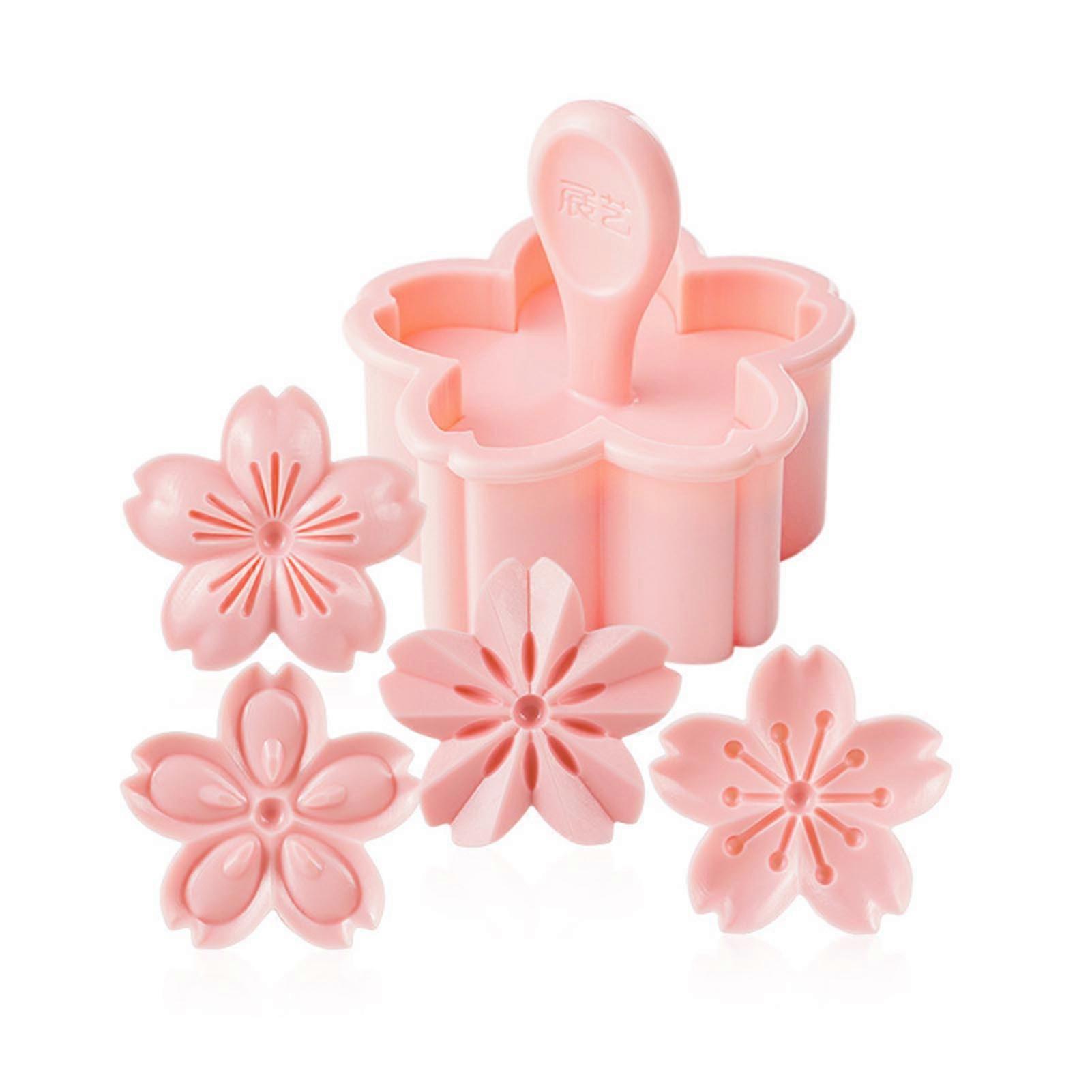 1 Set Biscuit Mold Non-stick DIY Anti-deformed Creative Flower Shape Cookie Cutter Kitchen Tools