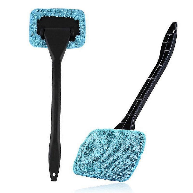 Car Windshield Cleaning Tool Microfiber Cloth Stick 2 Pieces