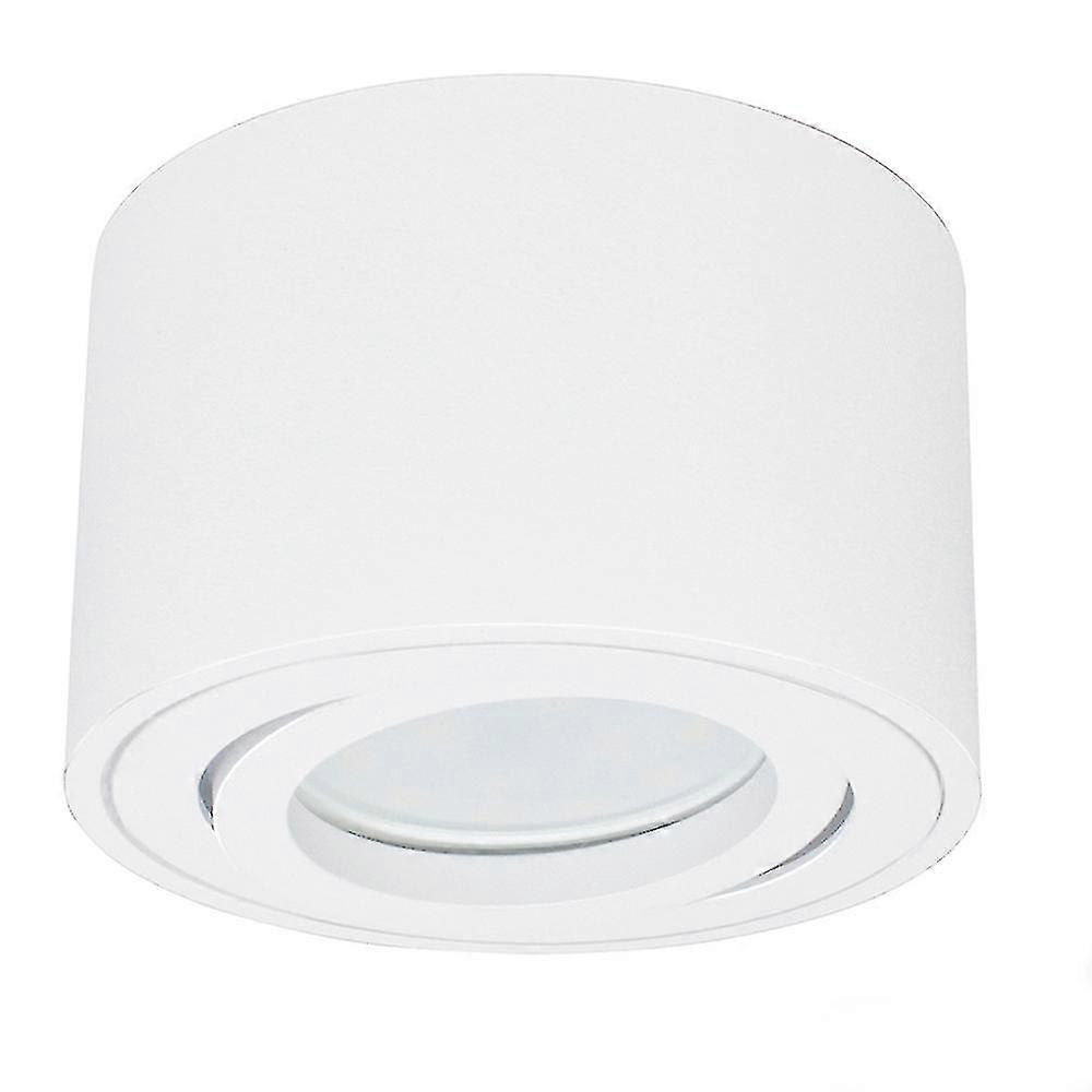 Adjustable Surface Mounted Led Spotlight 80x50mm Ceiling Light Round White Surface Mounted