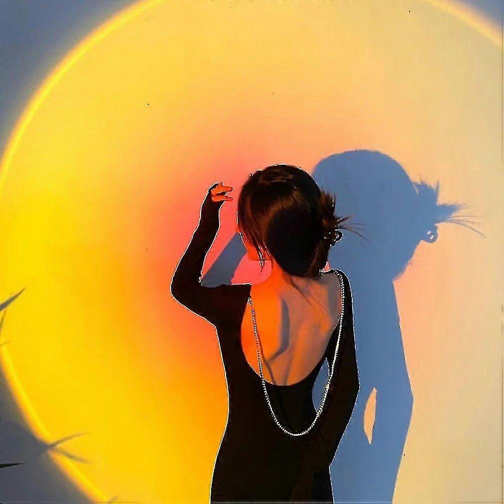 Sunset Lamp Led Net Red Rainbow Lamp Projector Floor Lamp