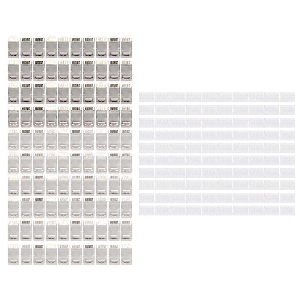 RJ45 Network Connector CAT6 Modular Plugs Shielded Version With Loading Bar