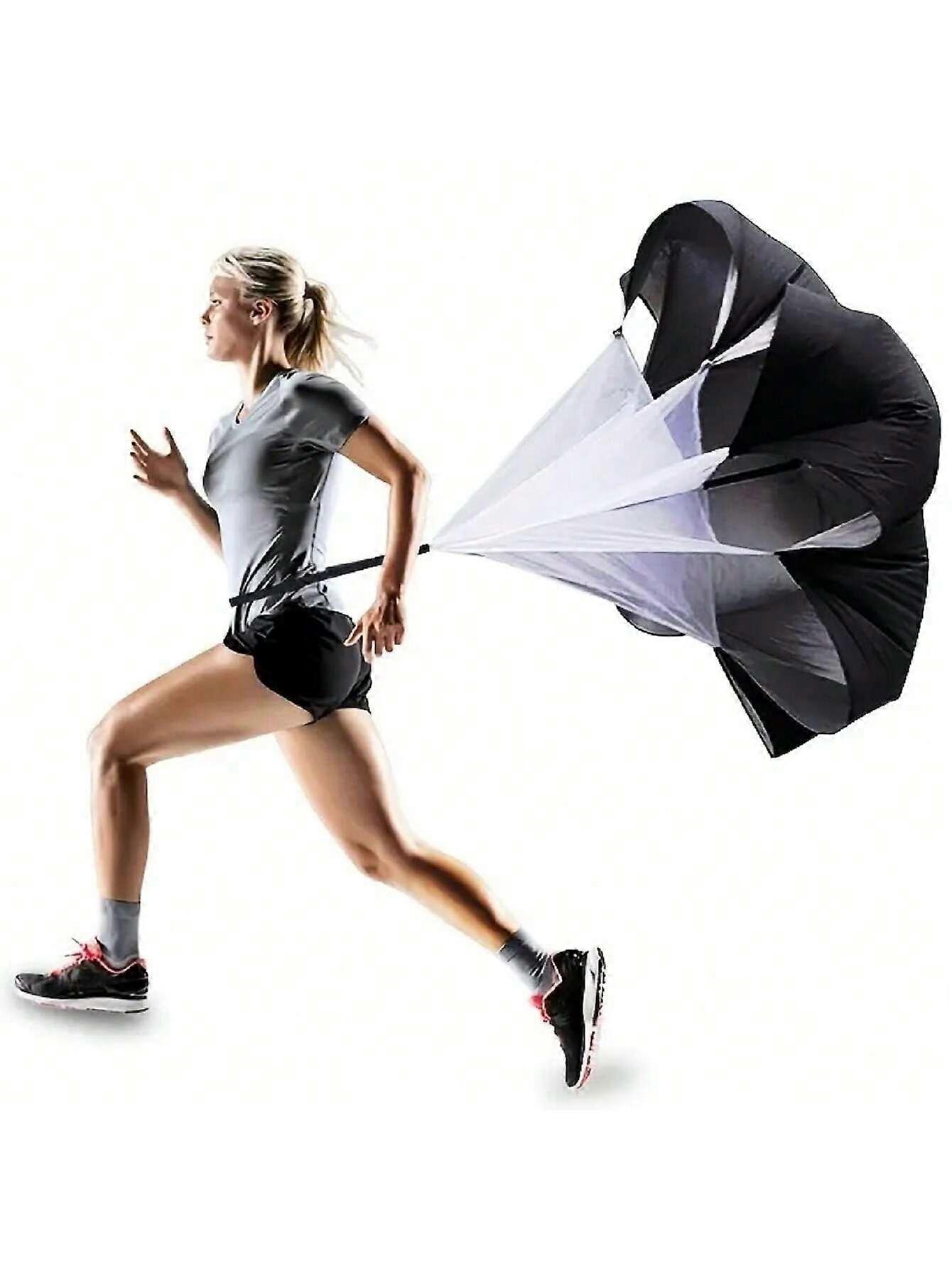 Soccer Potential & Speed Improvement Training With Resistance Parachute, Agility Ladder, Hurdles, Cones, Speed Rope And Resistance Umbrella Set