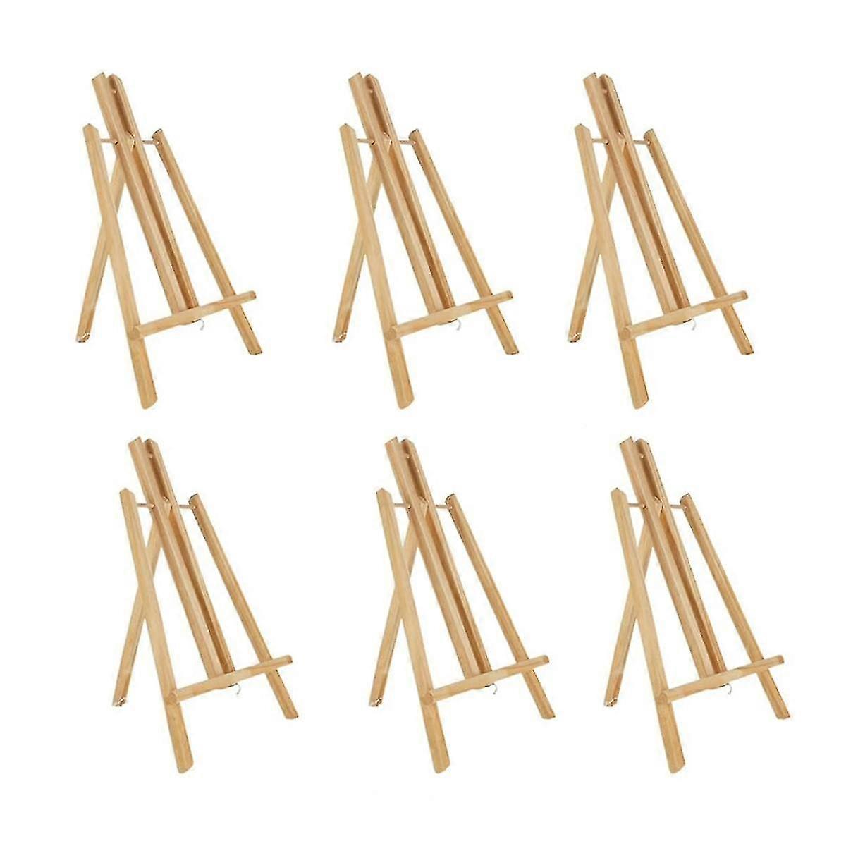 6pcs 16 Inch Wood Easels,easel Stand For Painting Canvases,tabletop Display Easel,painting Easel, K