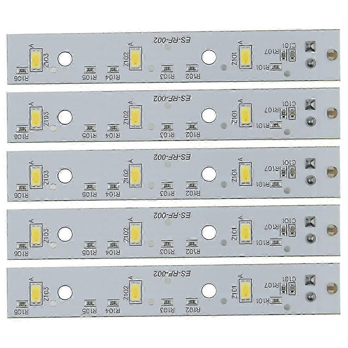 5Pcs LED Light Compatible for Refrigerators, Replace PS11767930 AP6035586 EAP11767930