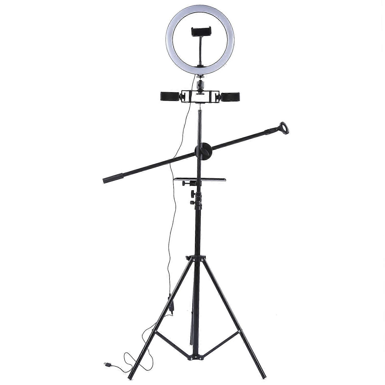 UN‑700 LED Ring Fill Light Dimmable Photography Selfie Lamp with Tripod Ring Light