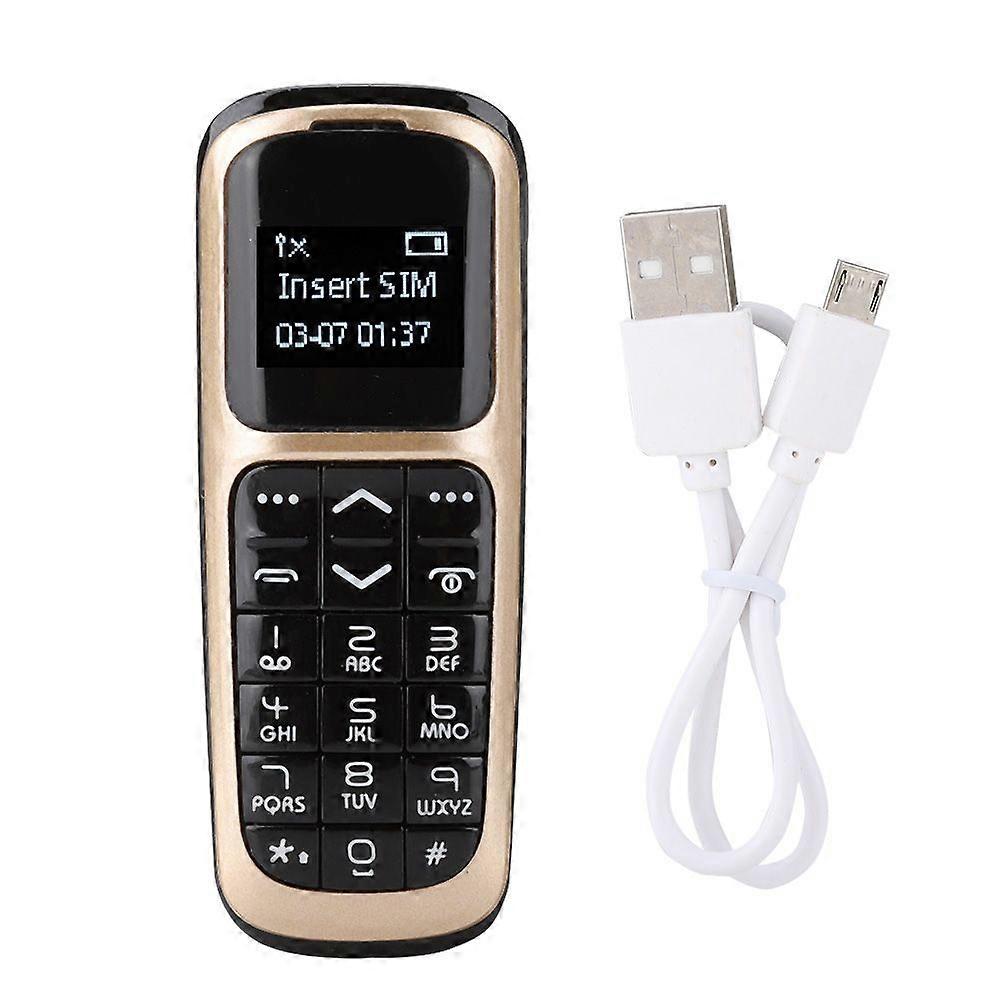 V2 Mini Bluetooth Wireless 0.66inch Mobile Phone Dialer Cellphone Headphone