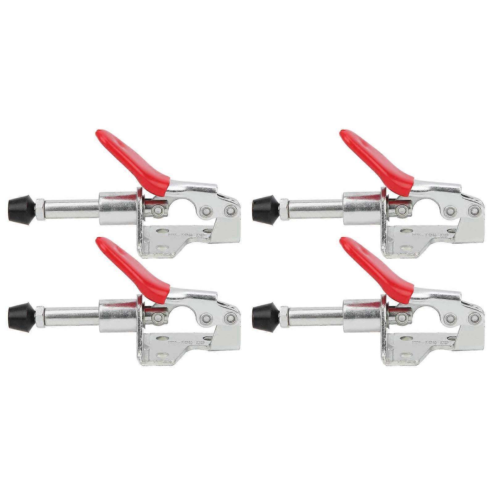 4Pcs Toggle Clamp Fixed Lock 45kg Load Push Pull Quick Release Hand Tool GH301AM Heavy Duty Fastening Tool Set