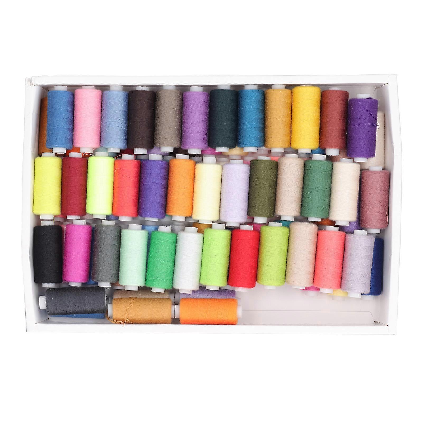 Sewing Thread Set 400 Yards 80 Colors Polyester Sewing Machine Threads for DIY Hand Stitching Quilting