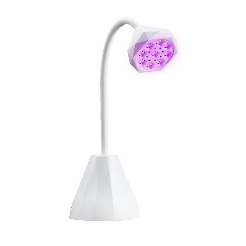 Nail LED Lamp 27W Nail Dryer UV Lamp 360° Bendable Fast Drying False Nail Manicure Polish Glue Gel Curing Lamp