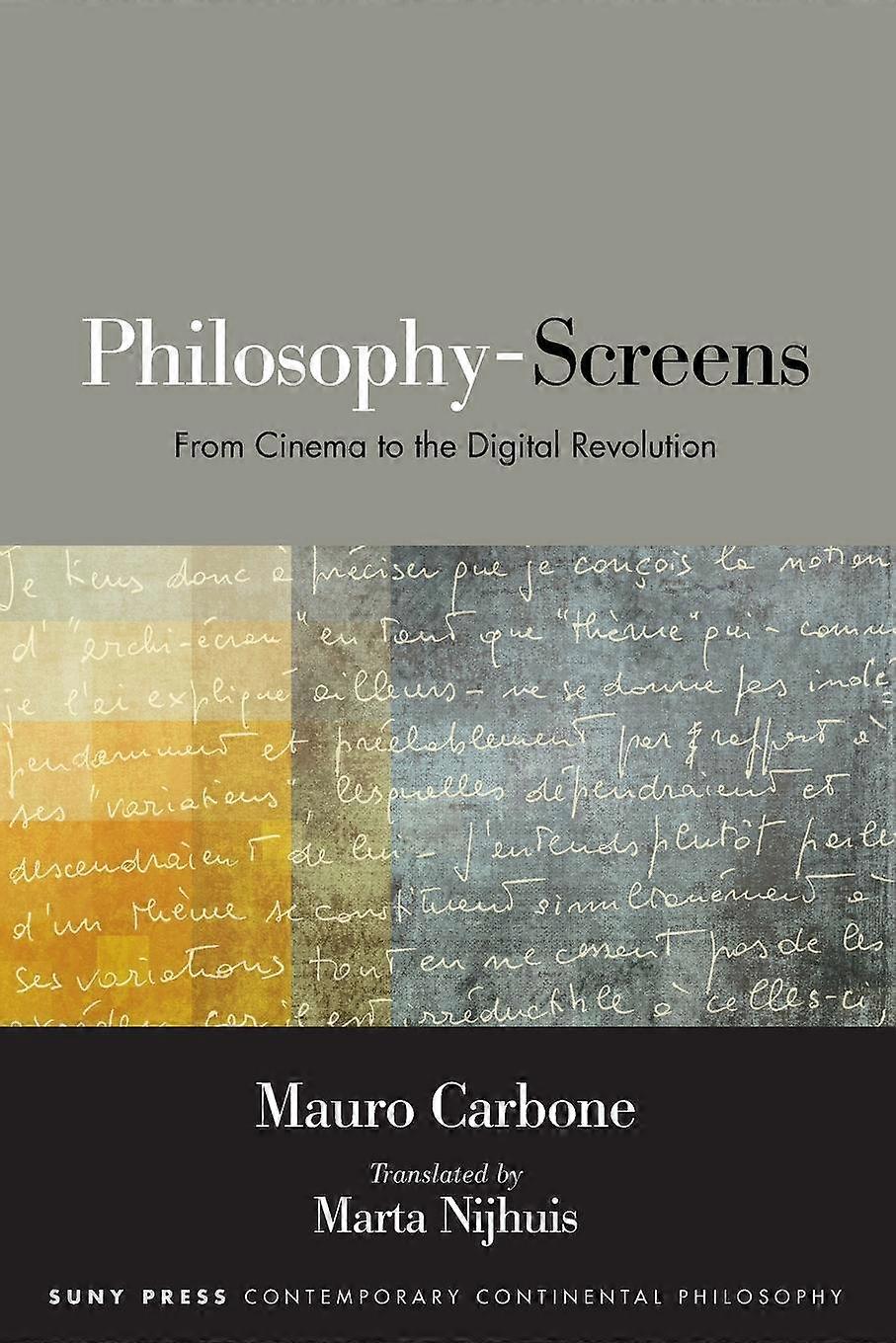Philosophyscreens by Mauro Carbone Paperback