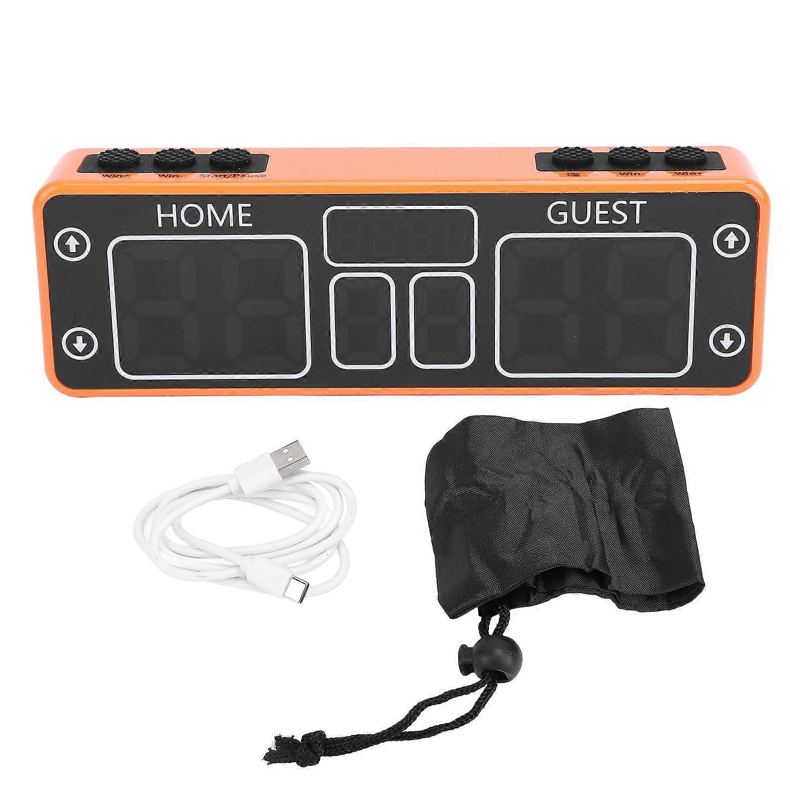 Battery Powered LED Scoreboard 2000mAh Orange