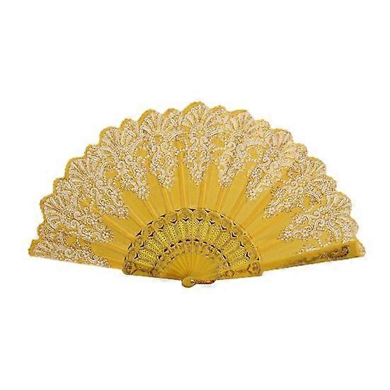 Dance Fan Multipurpose for Wedding Convenient to Carry Home Decoration Ornaments Dance Hand Fan Attractive Photography Props