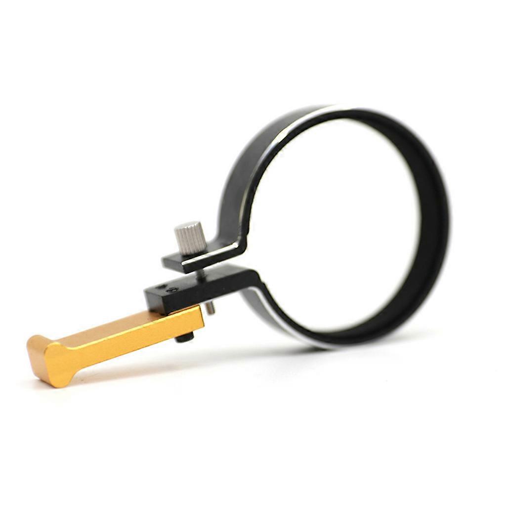 Durable 1/10 RC Transmitter Steering Handwheel Controller Aluminum Alloy for TRX4 TRX6 SCX10 Crawler Yellow