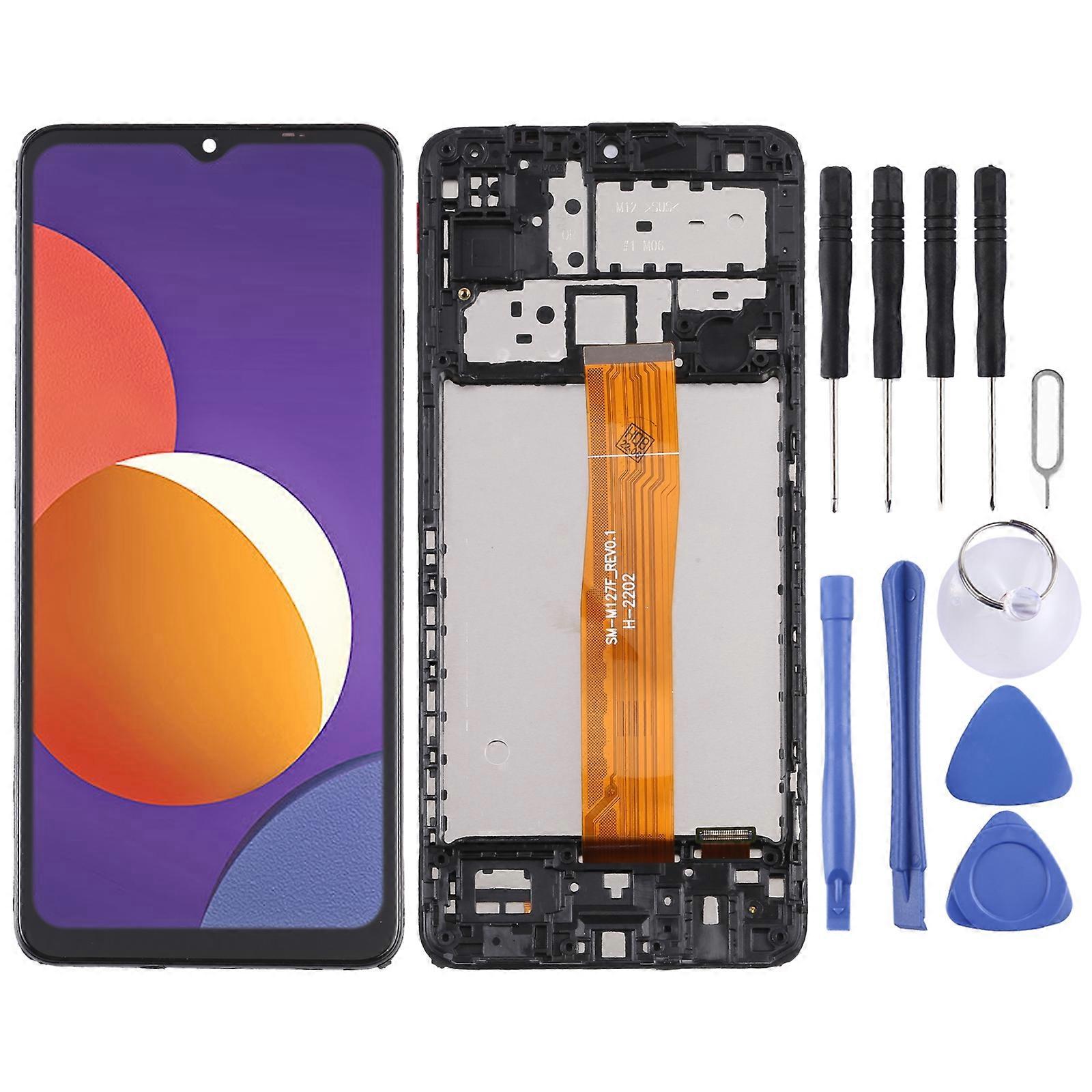 COMPATIBLE LCD Screen and Digitizer Full Assembly with Frame For Samsung Galaxy M12 SM-M127