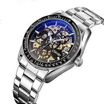 Skmei 9194 Heren Automatisch Mechanisch Horloge Zilver