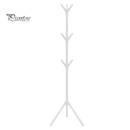 Multi Hook Clothes Rack Stand Coat Hanger High Stability Adjustable Height Easy Assembly Freestanding Clothing Storage Rack