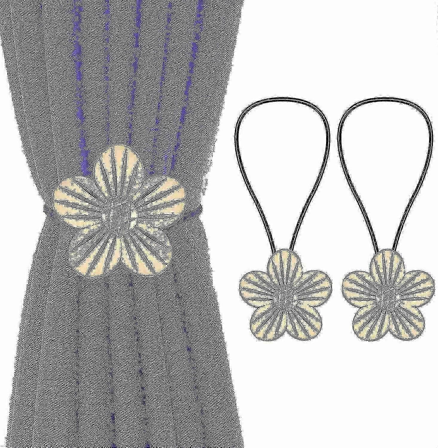 Two Curtain Straps (gold)