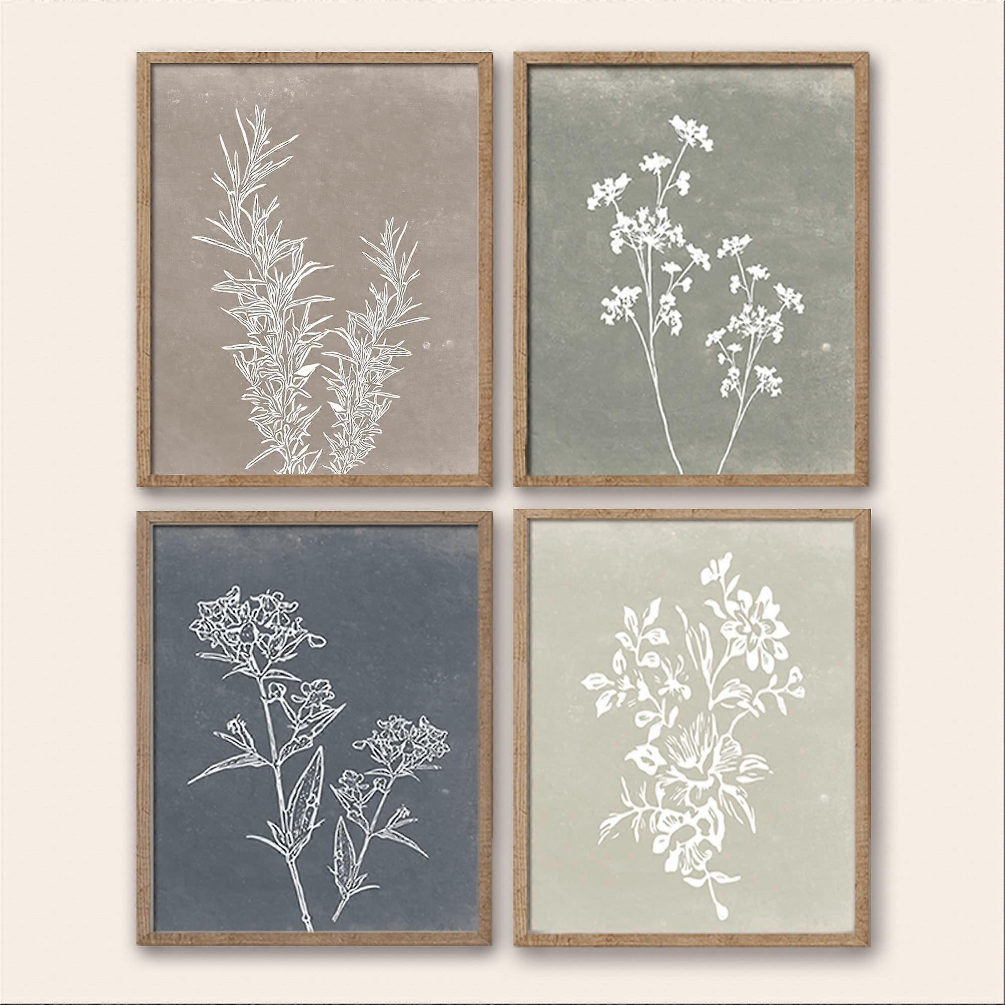 4-Piece Boho Wall Art