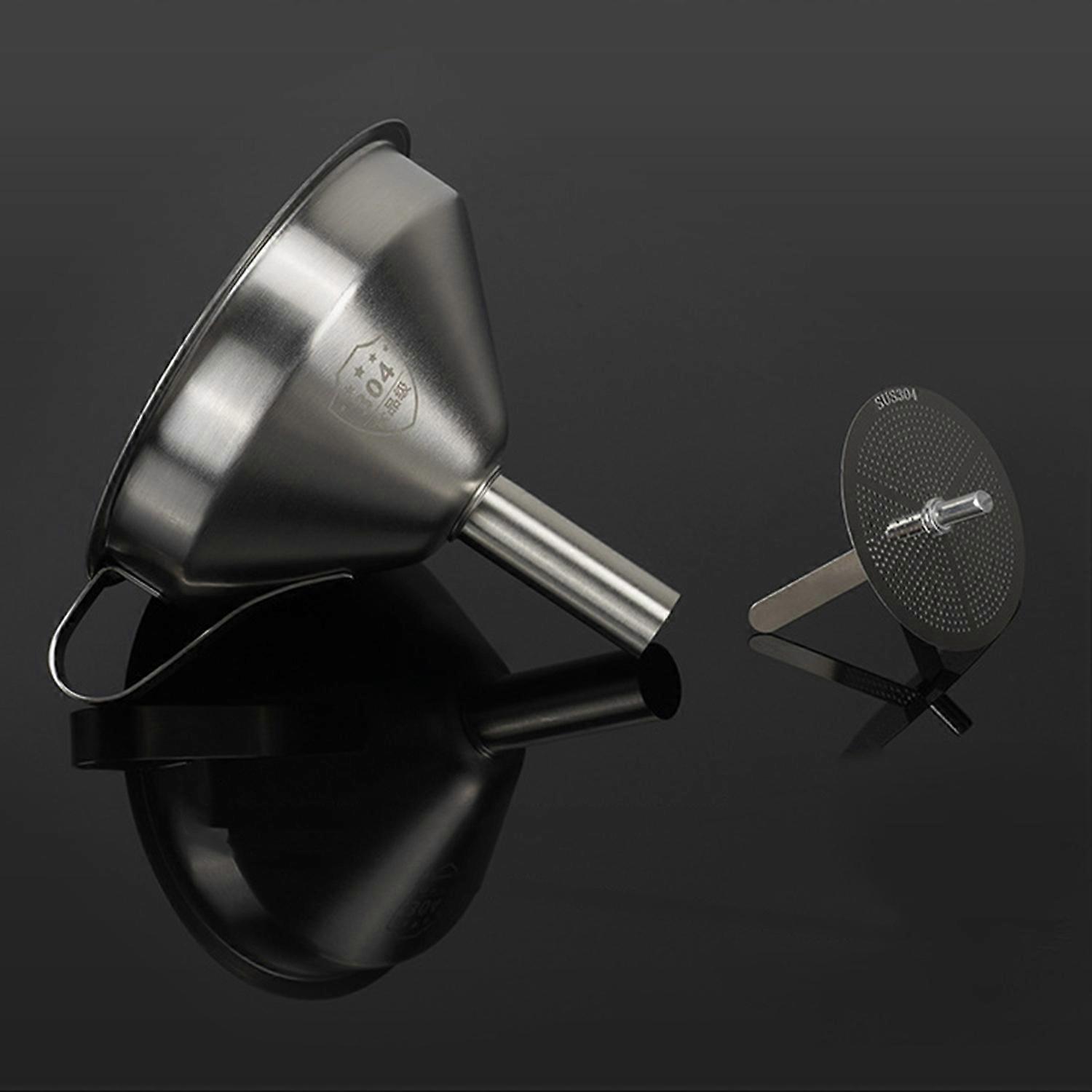 3D Printer Resin Filter Funnel 304 Stainless Steel  Removable Filter Net Portable Handle Smooth Path