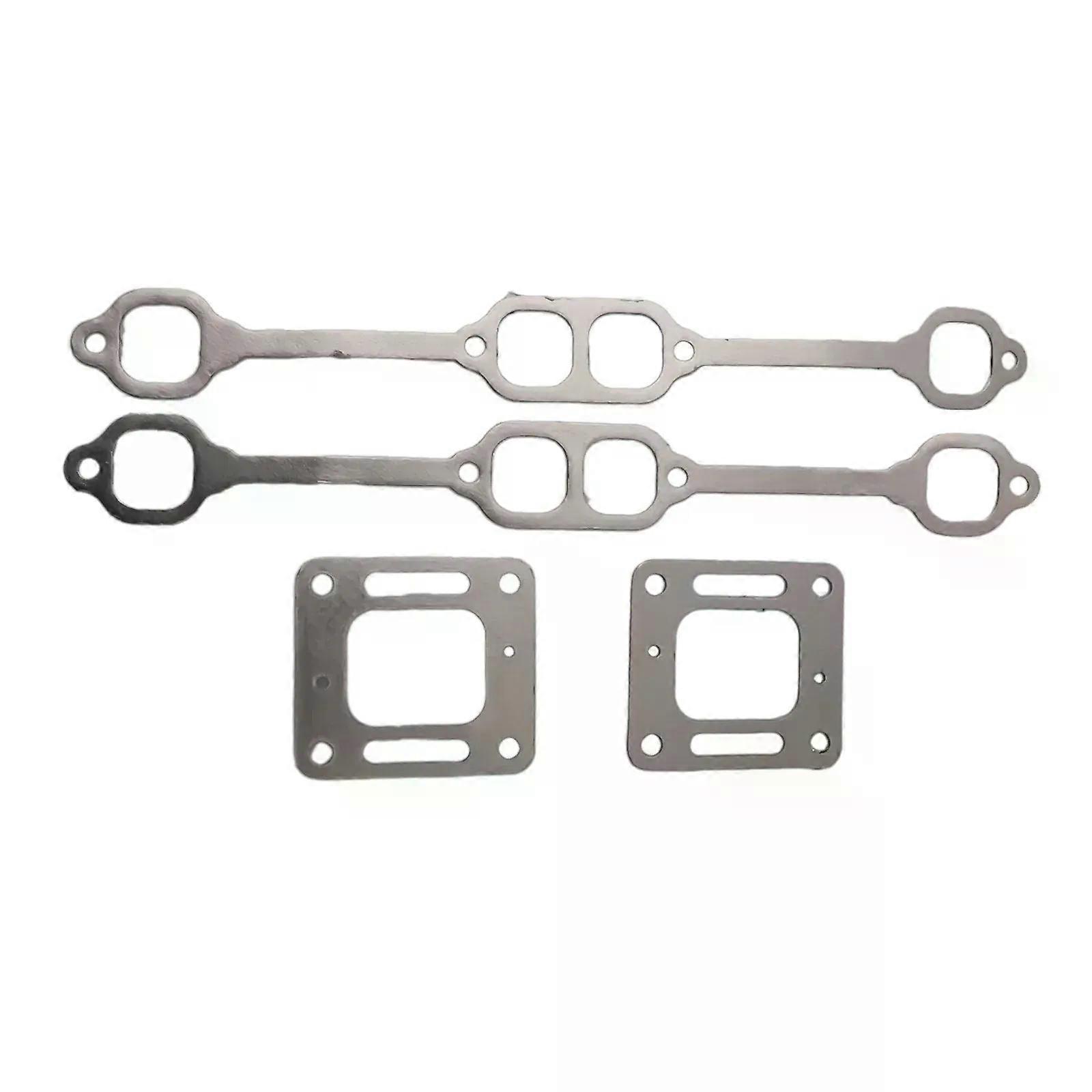 Exhaust Gasket Manifold Kit For Mercruiser 5 0 5 7 Engines Replacement For 1980 s 2002 Models Easy Installation