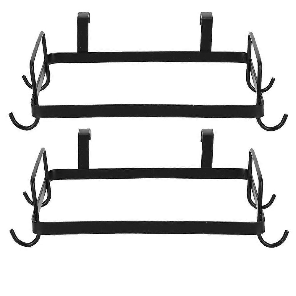 Door Back Garbage Bag Hanger Kitchen Trash Bag Rack Holder for Easy Access, Fits Standard Bags, Durable Material, Space-Saving Design