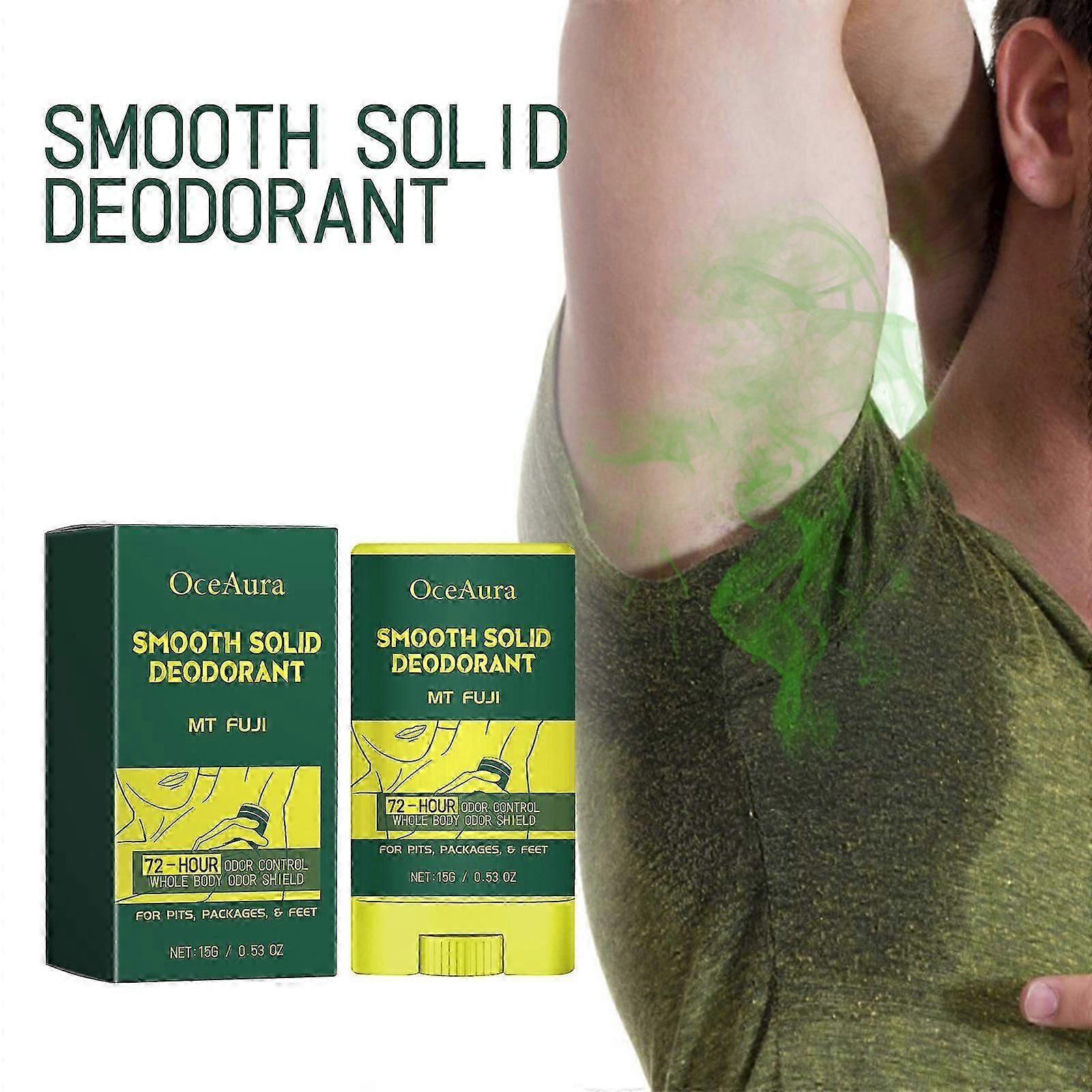 ExquisiteBody Deodorant For Men Smooth Solid Stick Smooth Smooth Solid Deodorant-72 Hour Odor Control