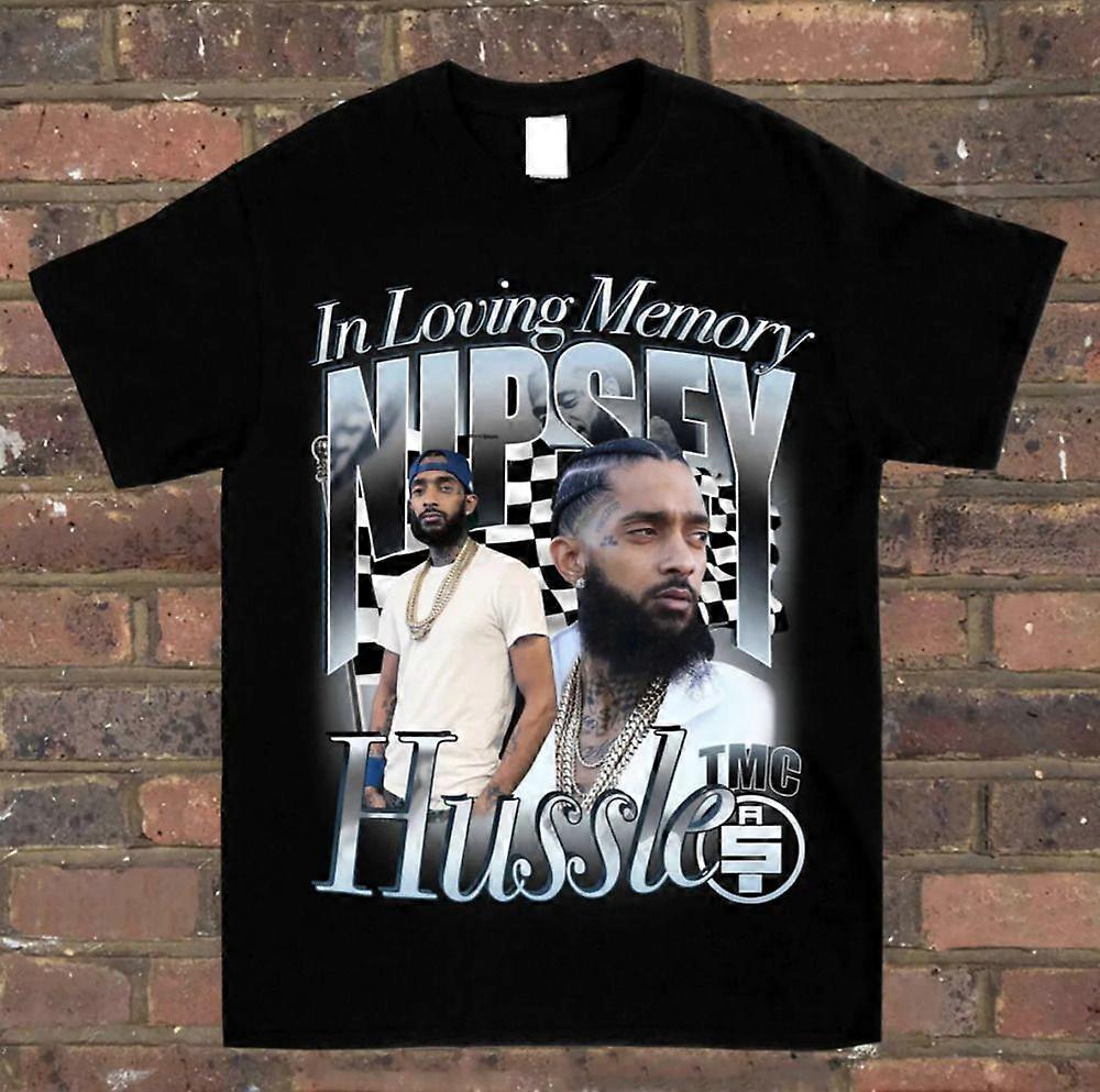 Nipsey Hussle Tričko Live Dárek Pro Fanoušky Černá Styl Tričko Všechny velikosti 00155