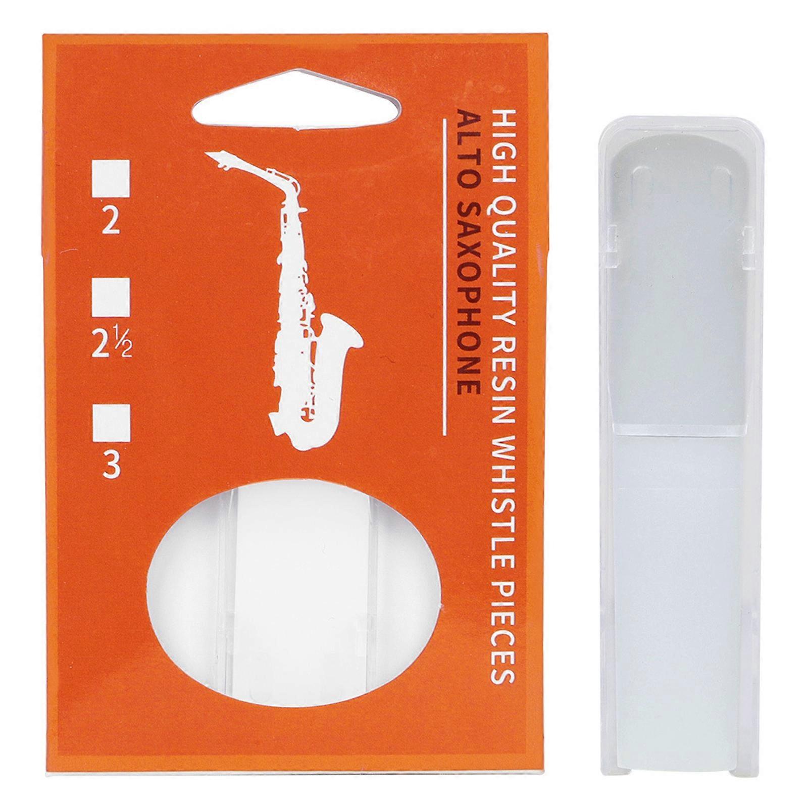 Résine Altos Saxophone Embouchure Anche Force 2.5 Réparation Anche Saxophone Anche Instruments de musique Accessoires Blanc