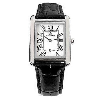Pablo Raez Edelstahl Uhr Quarz Quadrat Damen Uhr Montre Unisex Mann Tnak Casual Armbanduhr Silber schwarz Klein