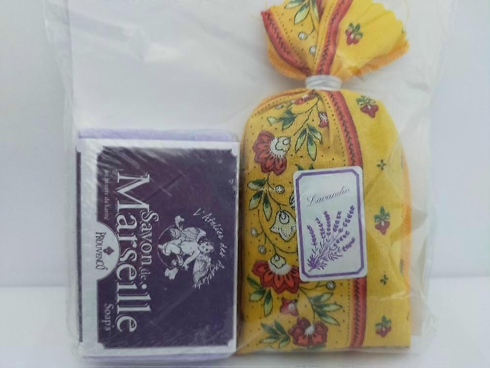 Scented bag lavender with Marseille soap