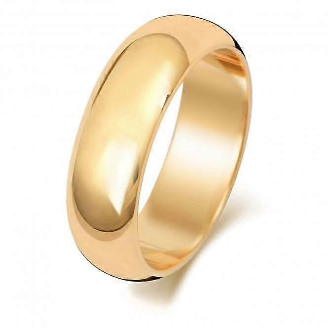 Ehering 9ct D-Form 6mm Ehering W106UL